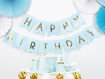 Picture of BANNER HAPPY BIRTHDAY BABY BLUE 15X175CM